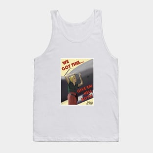 WW2 Poster Tank Top